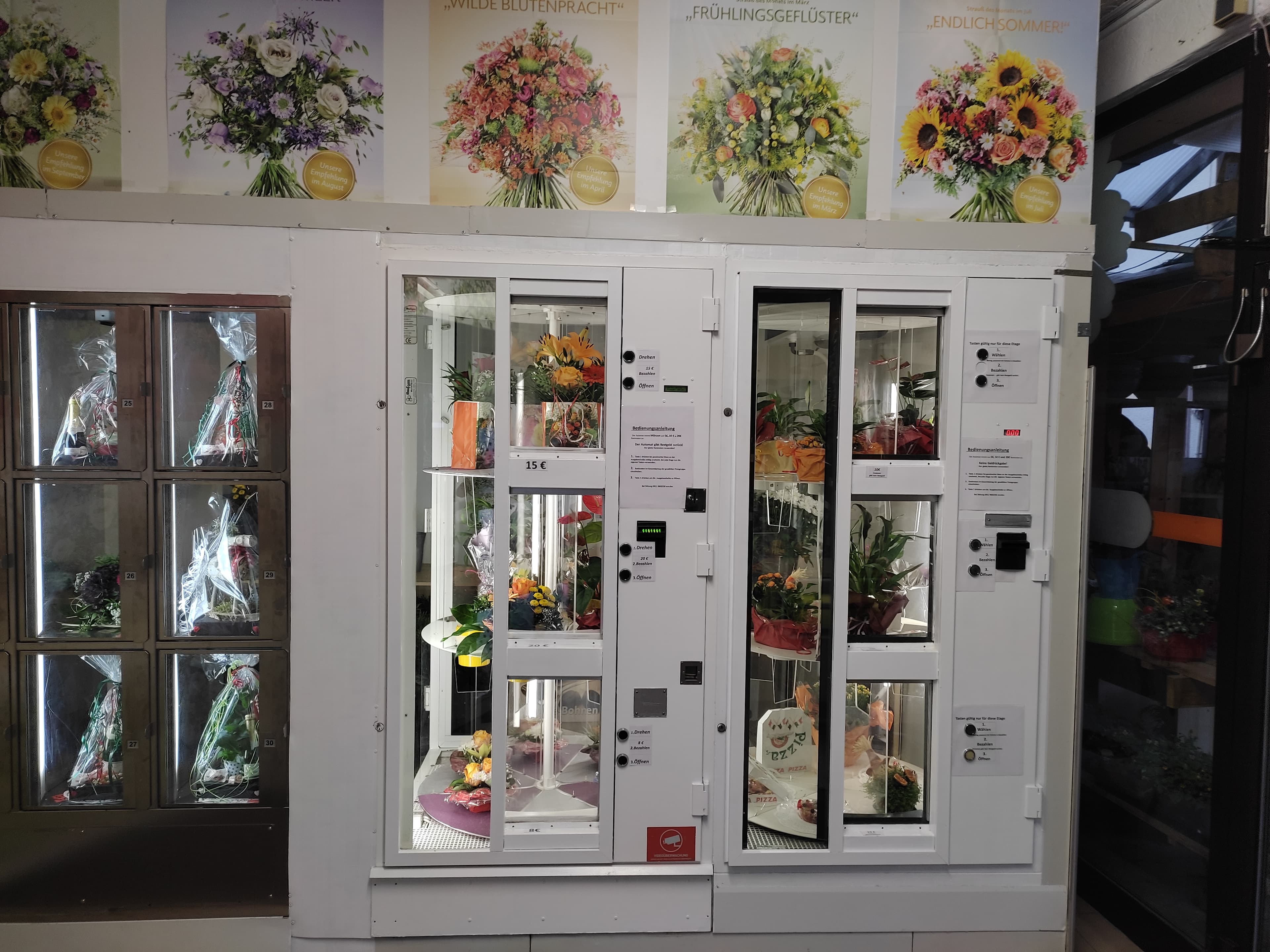 Blumenautomaten Raum 24/7 in Zirndorf – rund um die Uhr Blumen kaufen