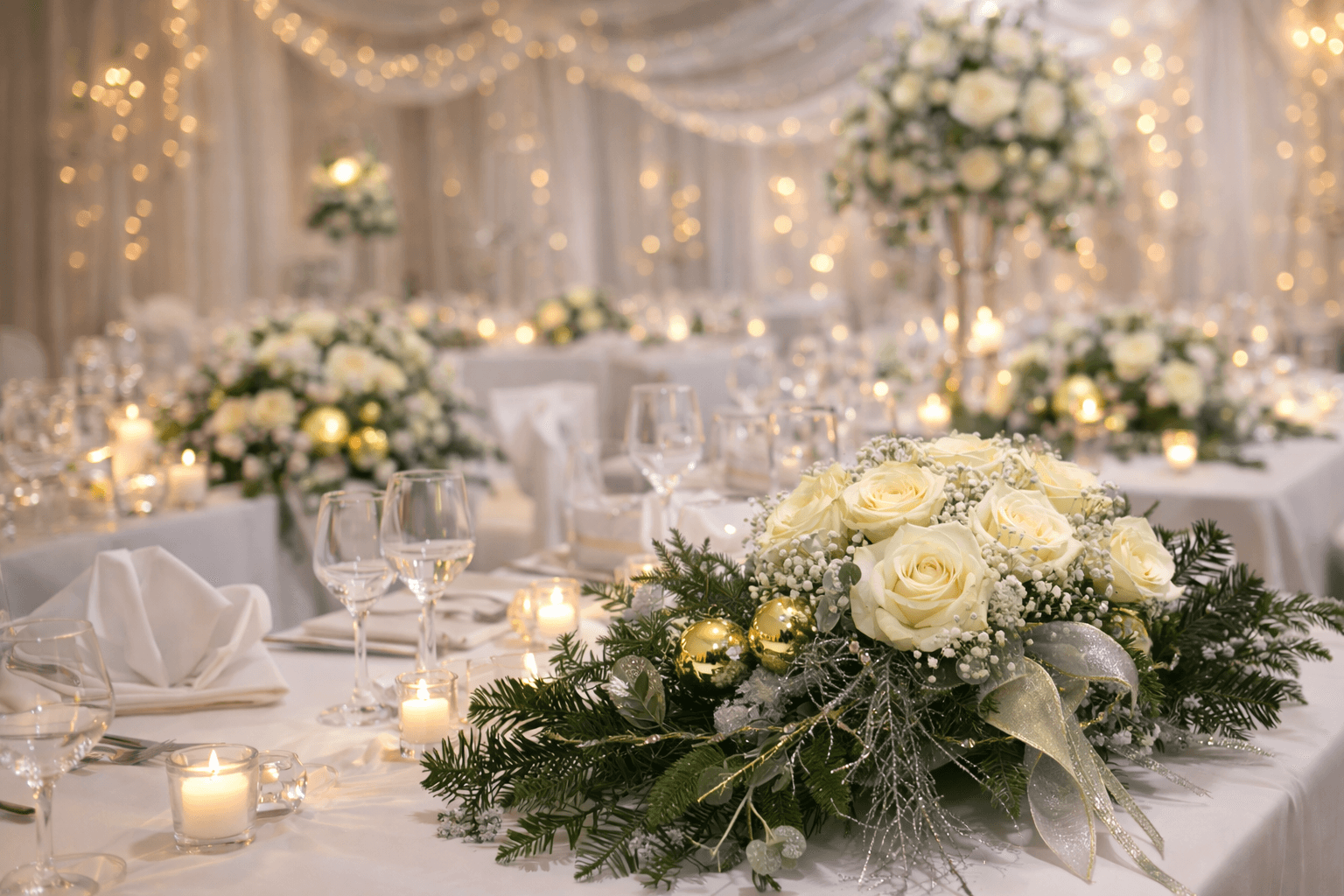 Tischdekoration und Raumkonzept für Hochzeiten in Zirndorf